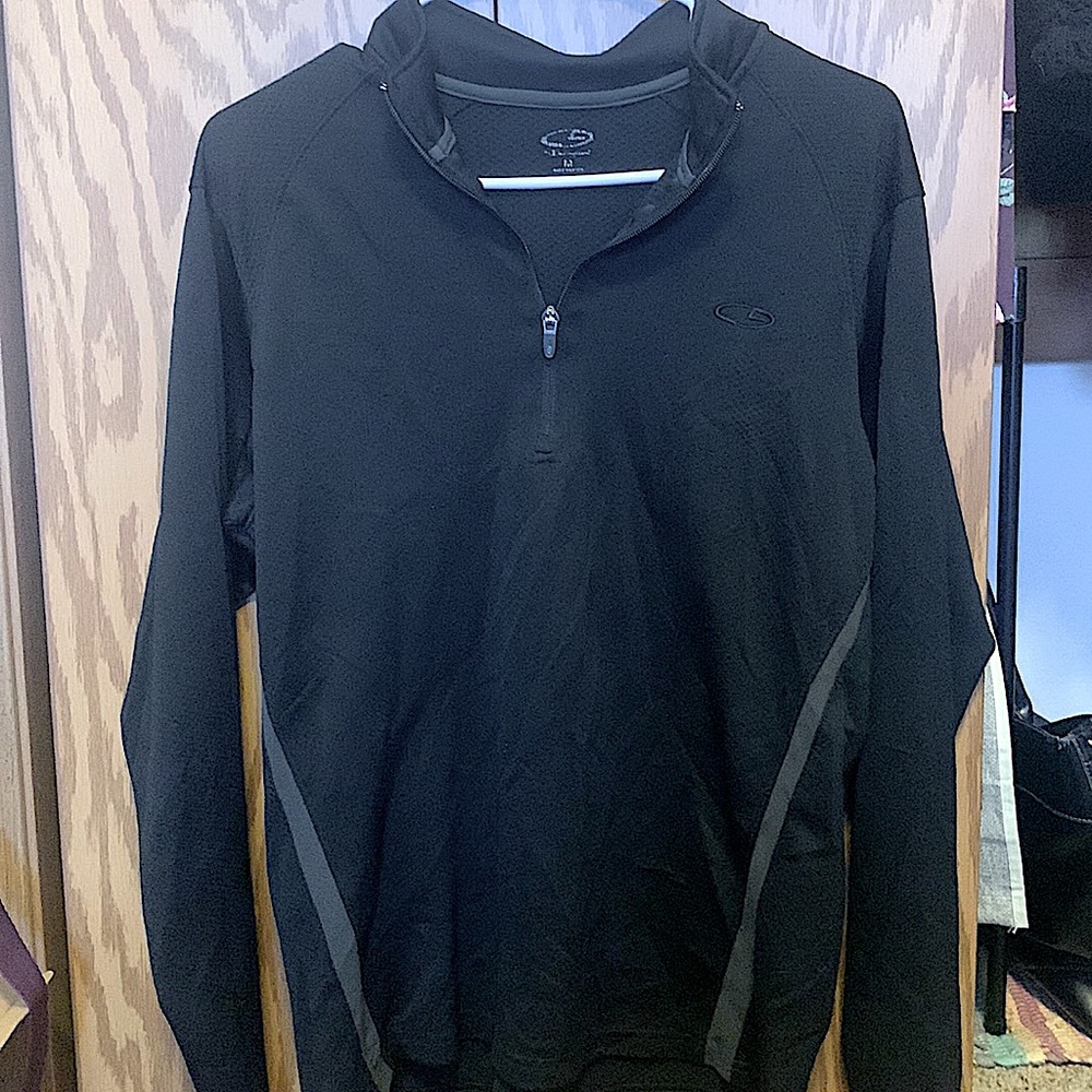 black 3/4 zip